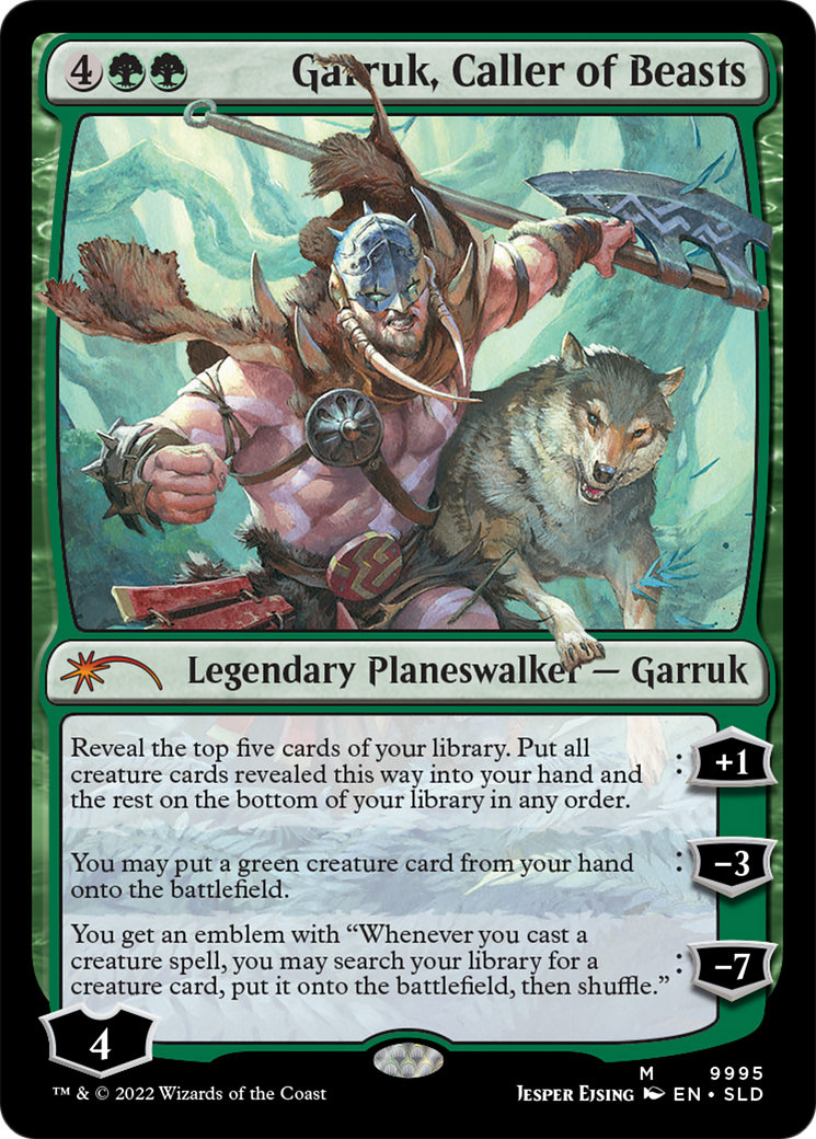 Garruk, Caller of Beasts (9995) Foil - Secret Lair Drop