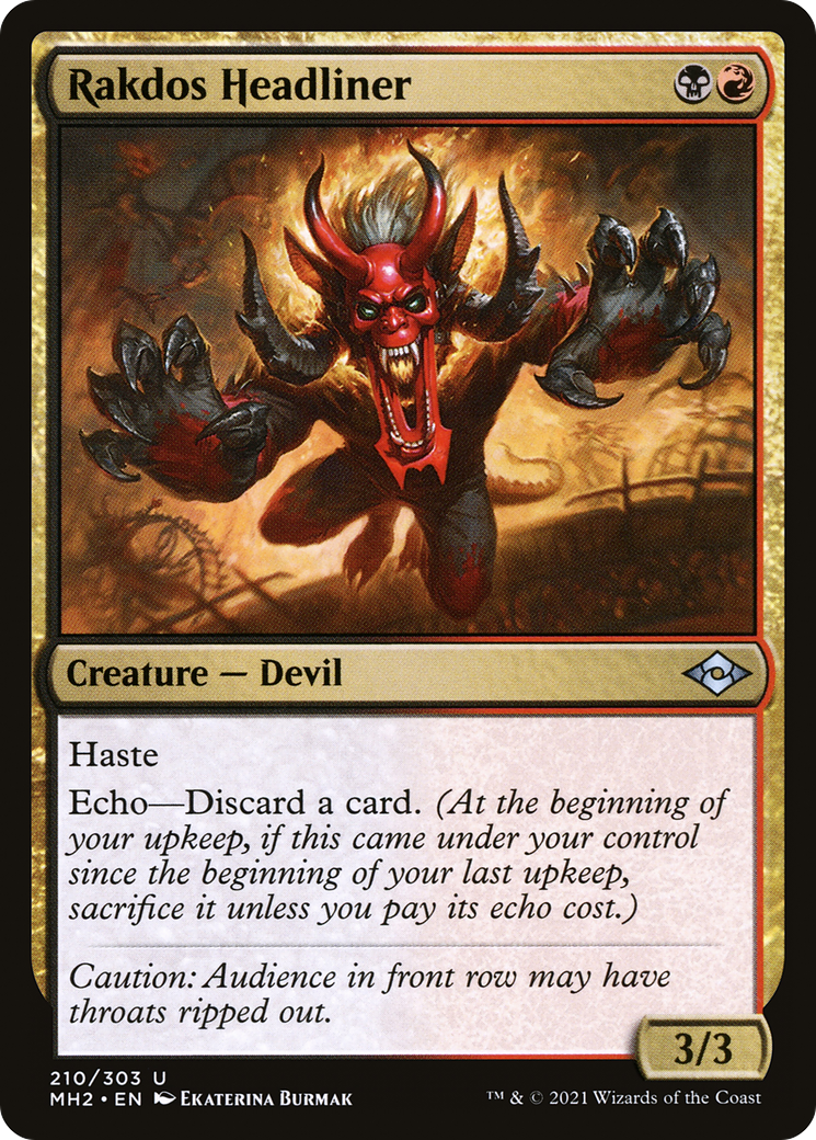 Rakdos Headliner (210) - Modern Horizons 2