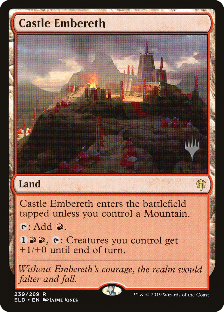 Castle Embereth (239p) Foil - Throne of Eldraine Promos