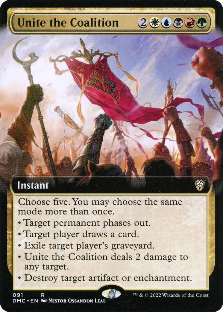 Unite the Coalition (Extended Art) (091) - Dominaria United Commander