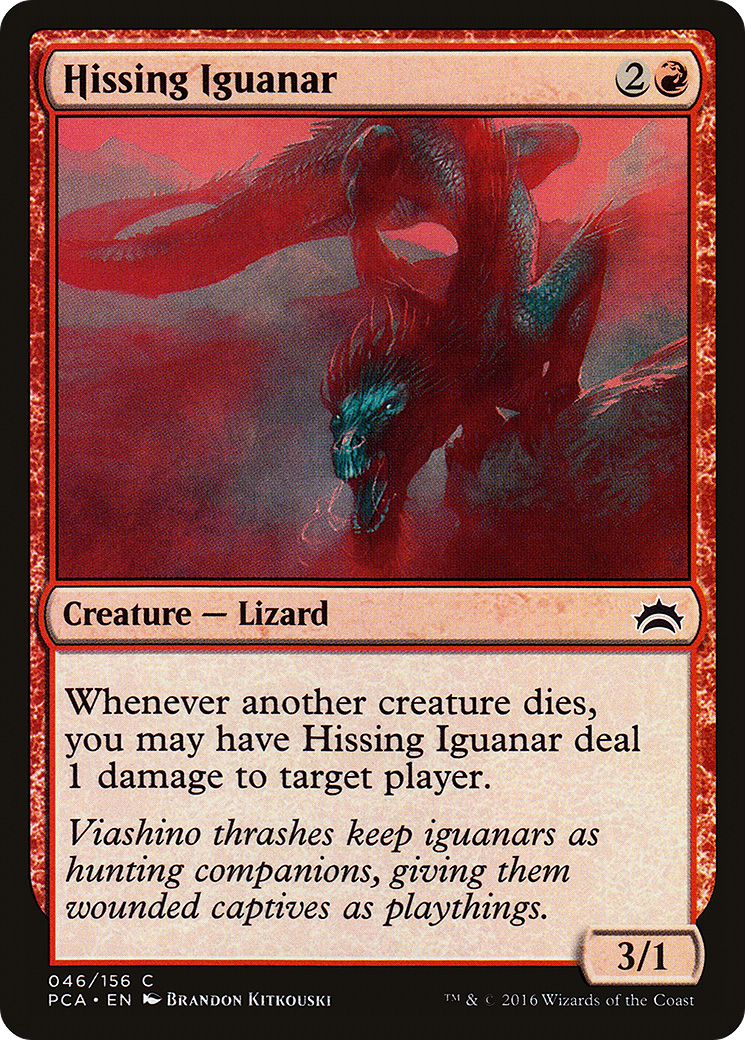 Hissing Iguanar (046) - Planechase Anthology