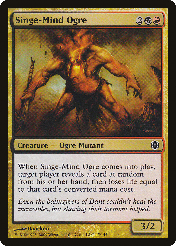 Singe-Mind Ogre (045) - Alara Reborn