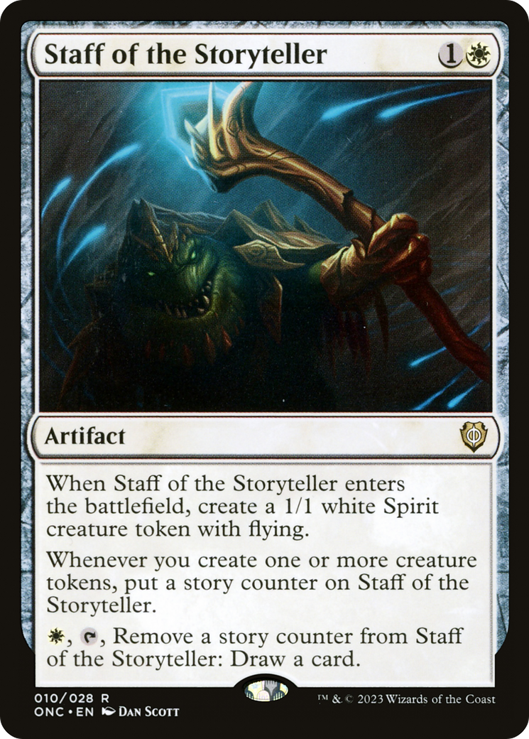 Staff of the Storyteller (010) - Phyrexia: All Will Be One Commander