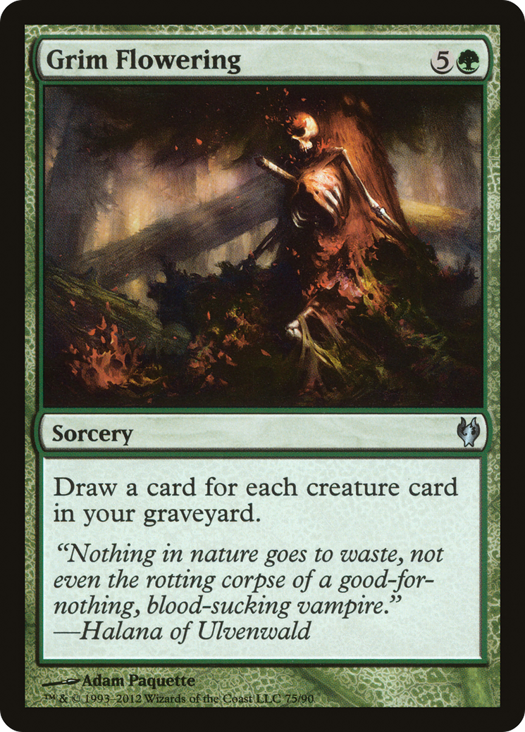 Grim Flowering (075) - Duel Decks: Izzet vs. Golgari
