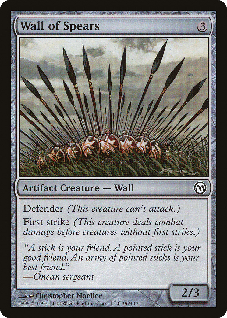 Wall of Spears (096) - Duels of the Planeswalkers