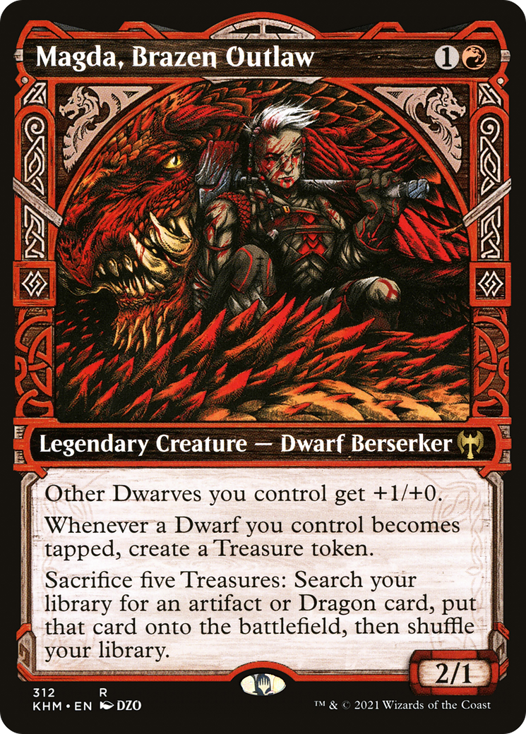 Magda, Brazen Outlaw (Showcase) (312) - Kaldheim