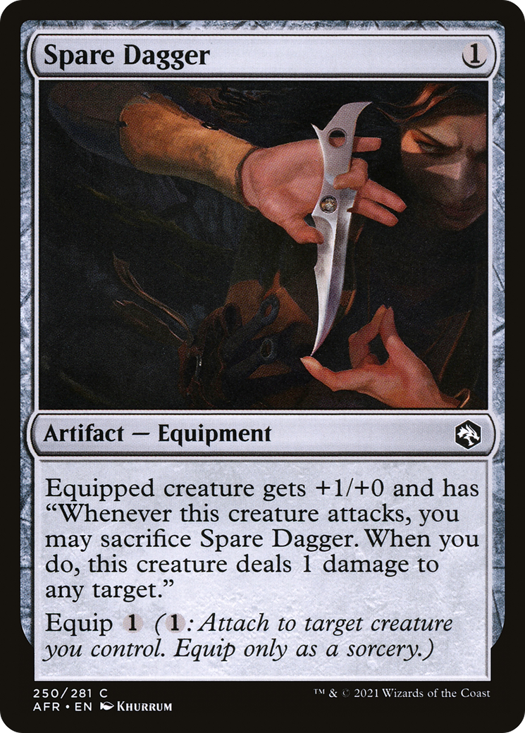 Spare Dagger (250) - Adventures in the Forgotten Realms
