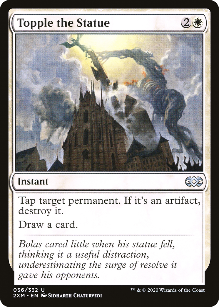 Topple the Statue (036) Foil - Double Masters