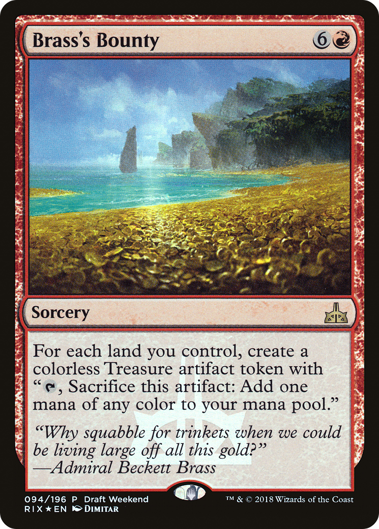 Brass's Bounty (094) Foil - Rivals of Ixalan Promos