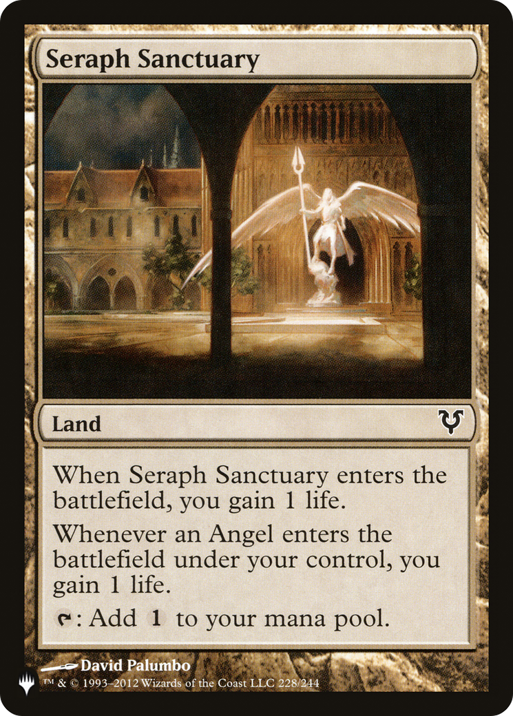 Seraph Sanctuary (AVR-228) - The List