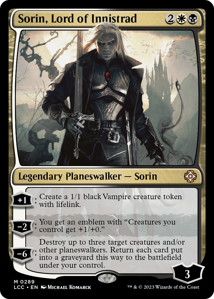Sorin, Lord of Innistrad (289) - The Lost Caverns of Ixalan Commander