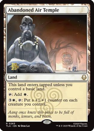 Abandoned Air Temple (Prerelease) (263) Foil - Avatar: The Last Airbender