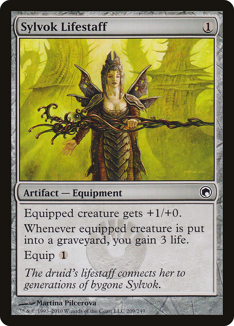 Sylvok Lifestaff (209) - Scars of Mirrodin