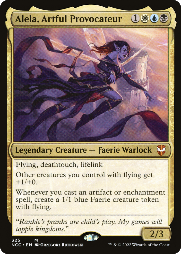 Alela, Artful Provocateur (325) - New Capenna Commander