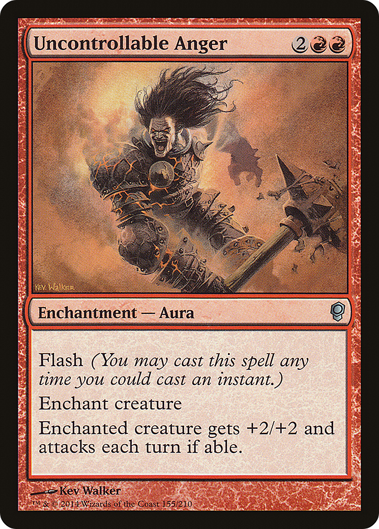 Uncontrollable Anger (155) Foil - Conspiracy