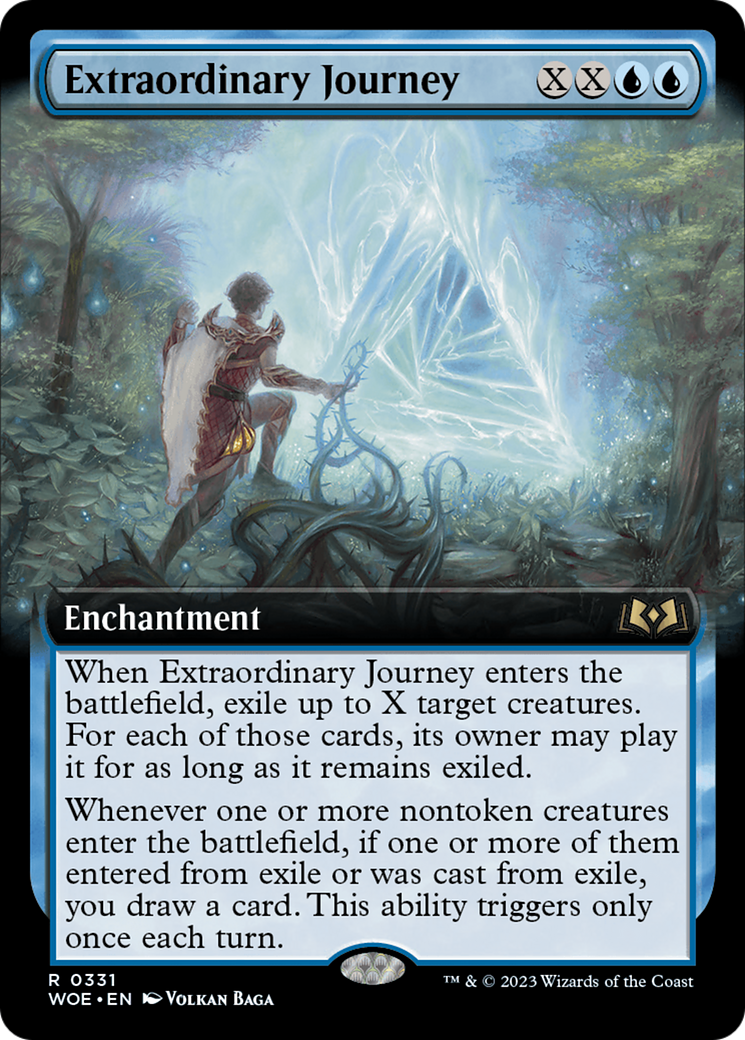 Extraordinary Journey (Extended Art) (331) Foil - Wilds of Eldraine