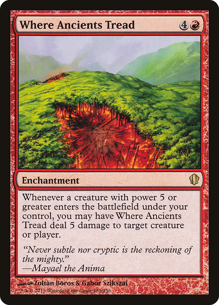 Where Ancients Tread (130) - Commander 2013
