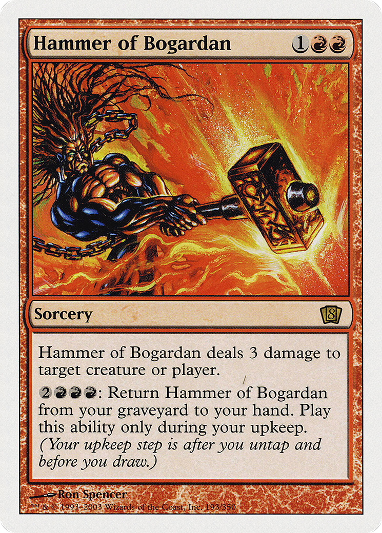 Hammer of Bogardan (193) - Eighth Edition