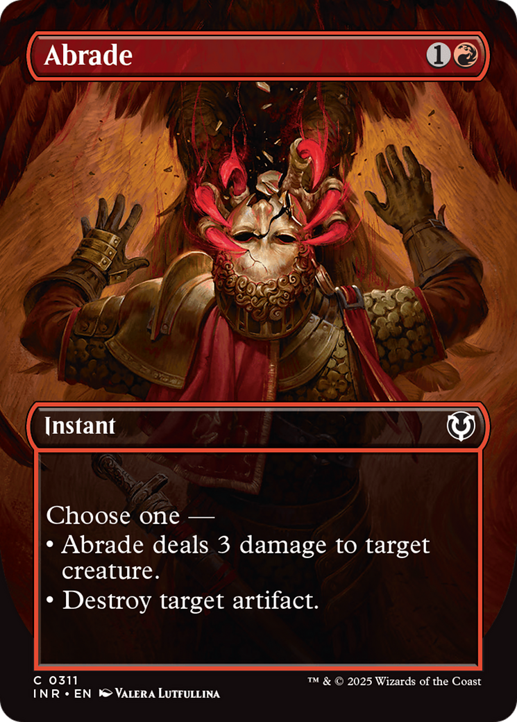 Abrade (Borderless) (311) Foil - Innistrad Remastered