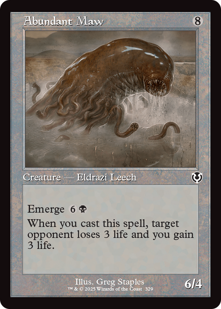 Abundant Maw (Retro) (329) Foil - Innistrad Remastered