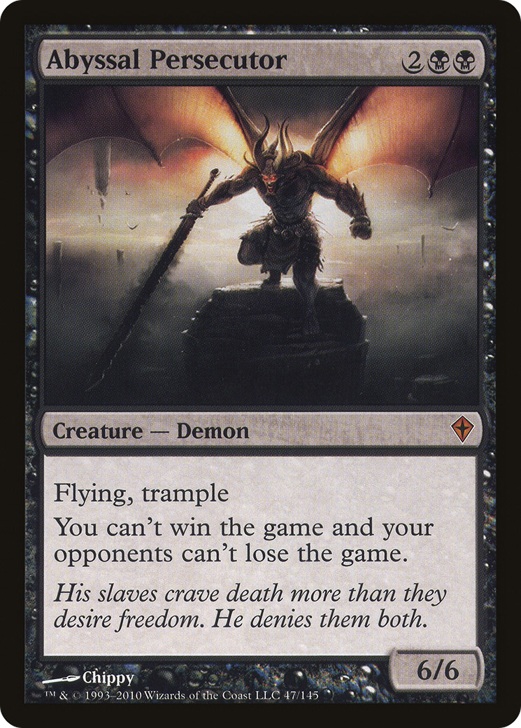 Abyssal Persecutor (047) Foil - Worldwake