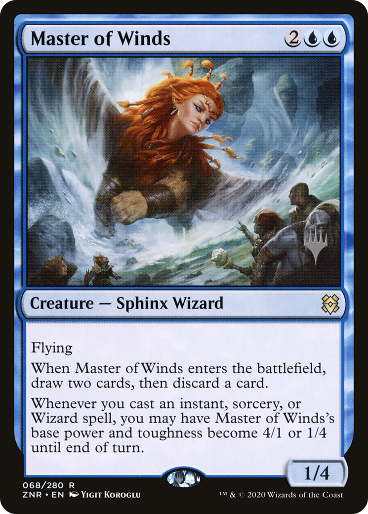 Master of Winds (068) Foil - Zendikar Rising Promos