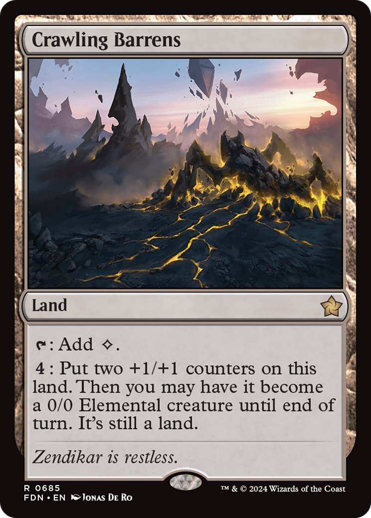 Crawling Barrens (685) - Foundations