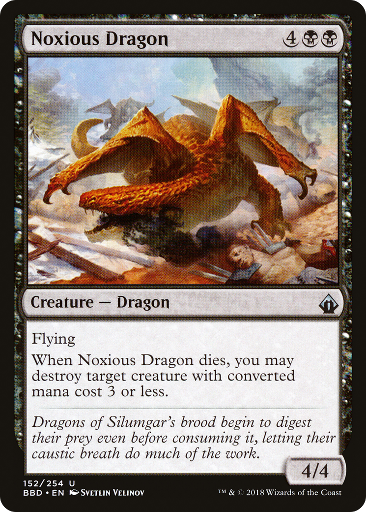Noxious Dragon (152) Foil - Battlebond