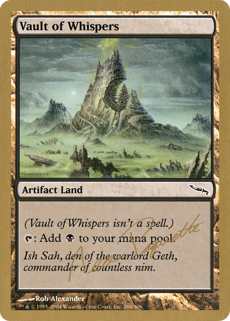 Vault of Whispers - 2004 Aeo Paquette (MRD) - World Championship Decks 2004