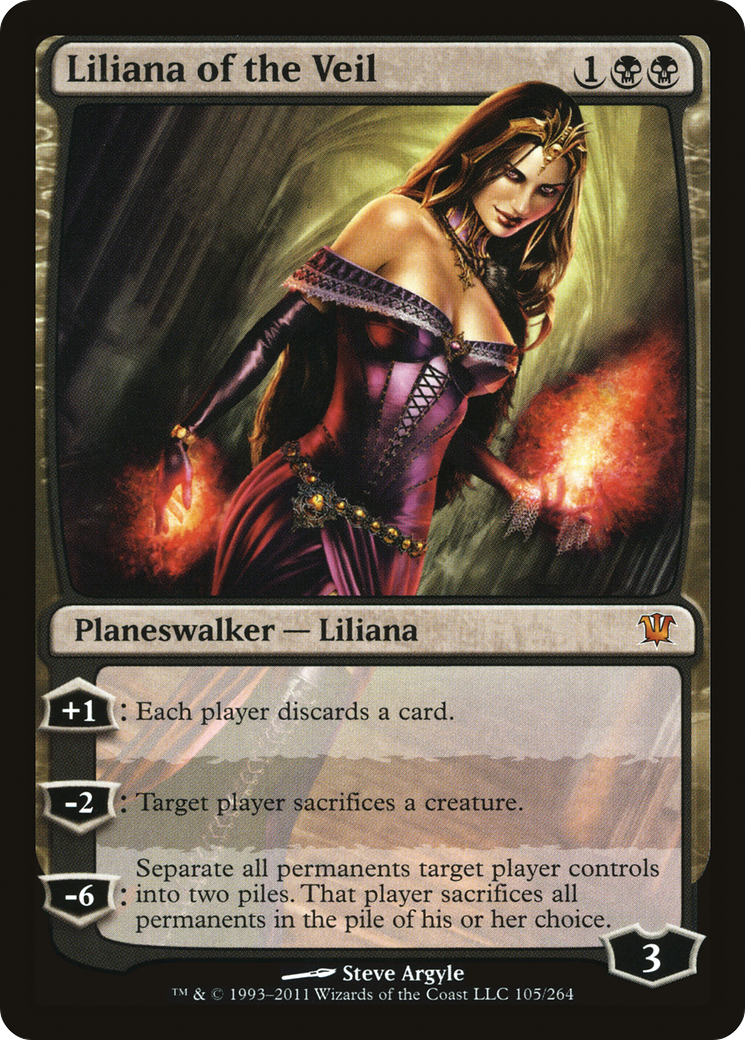 Liliana of the Veil (105) Foil - Innistrad
