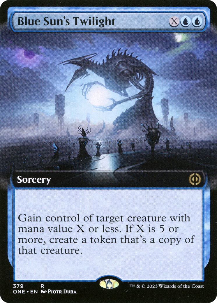 Blue Sun's Twilight (Extended Art) (379) - Phyrexia: All Will Be One