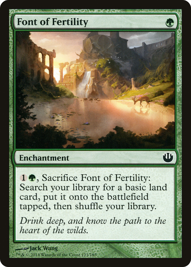 Font of Fertility (123) Foil - Journey into Nyx