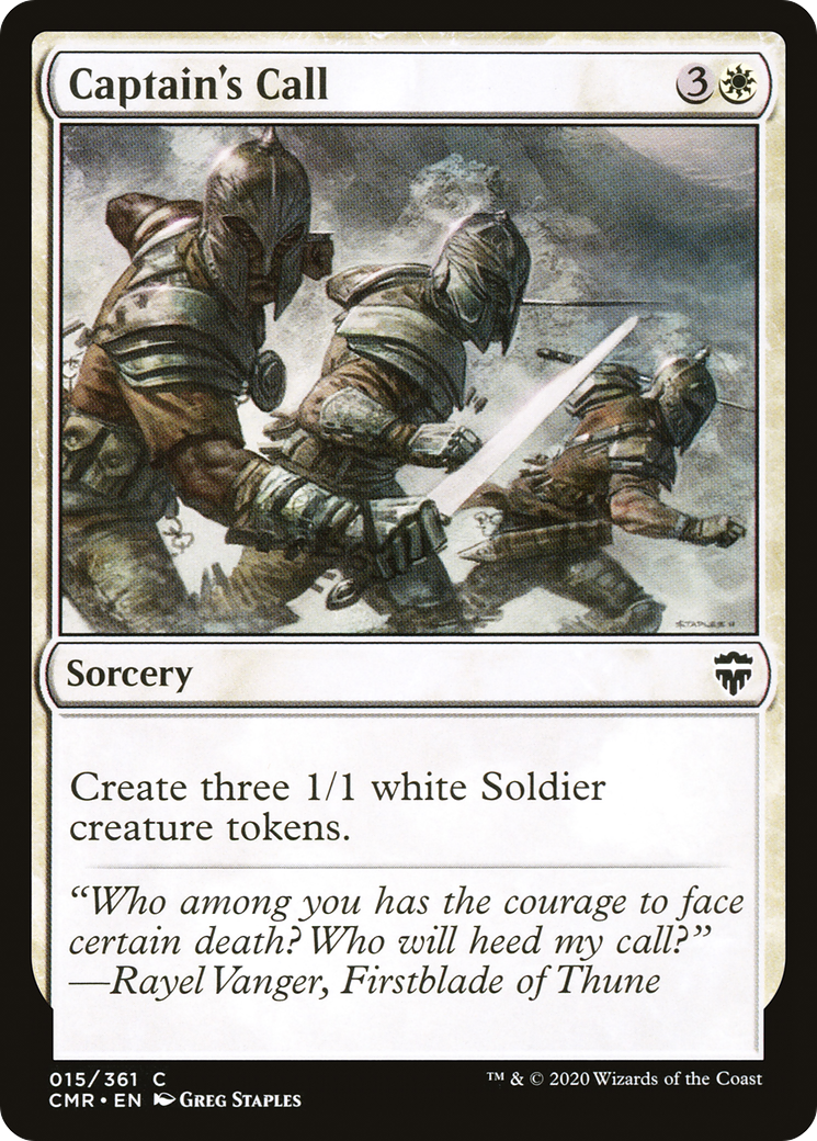 Captain's Call (015) - Commander Legends