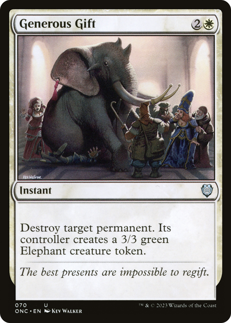 Generous Gift (070) - Phyrexia: All Will Be One Commander