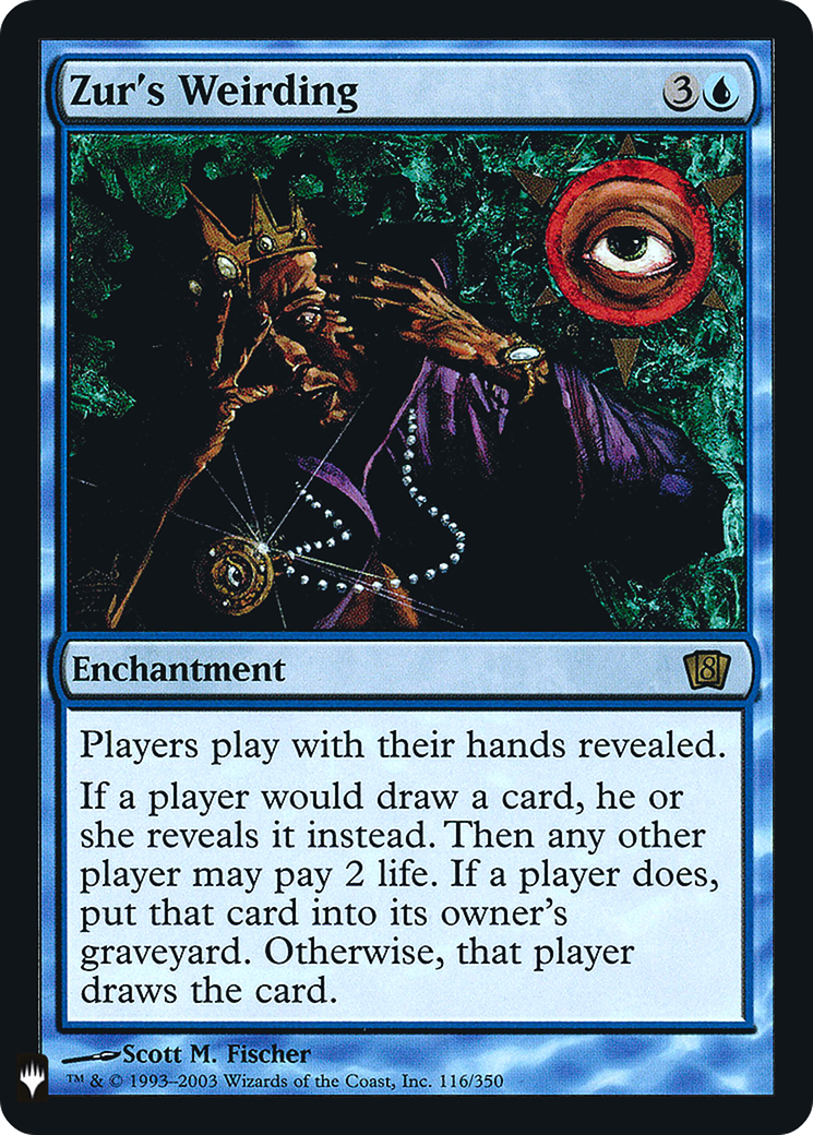 Zur's Weirding (8ED-116) Foil - The List