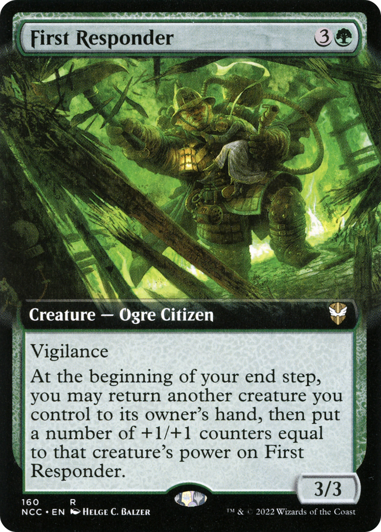 First Responder (Extended Art) (160) - New Capenna Commander