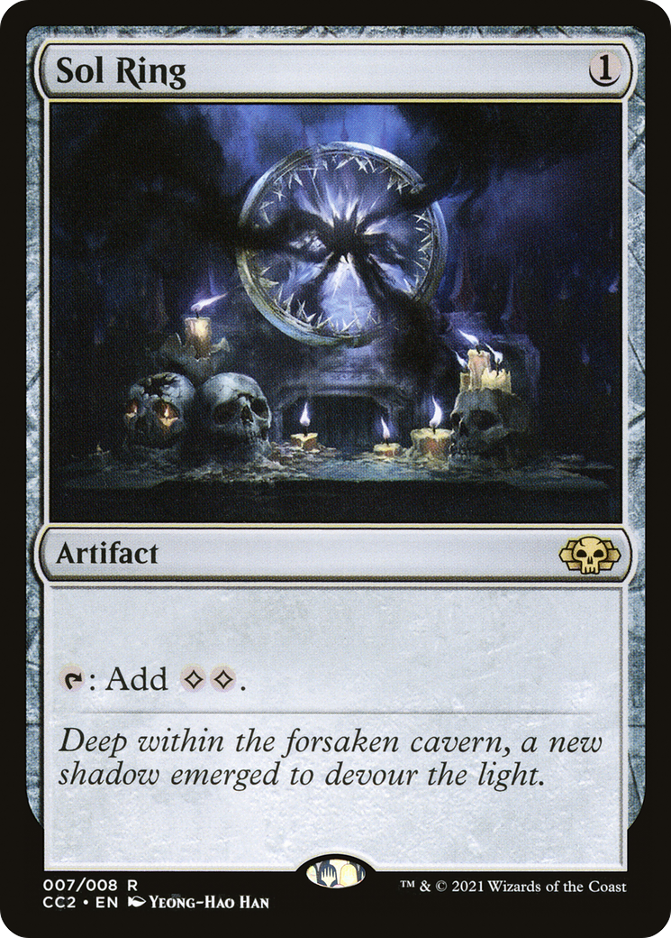 Sol Ring (007) Foil - Commander Collection: Black
