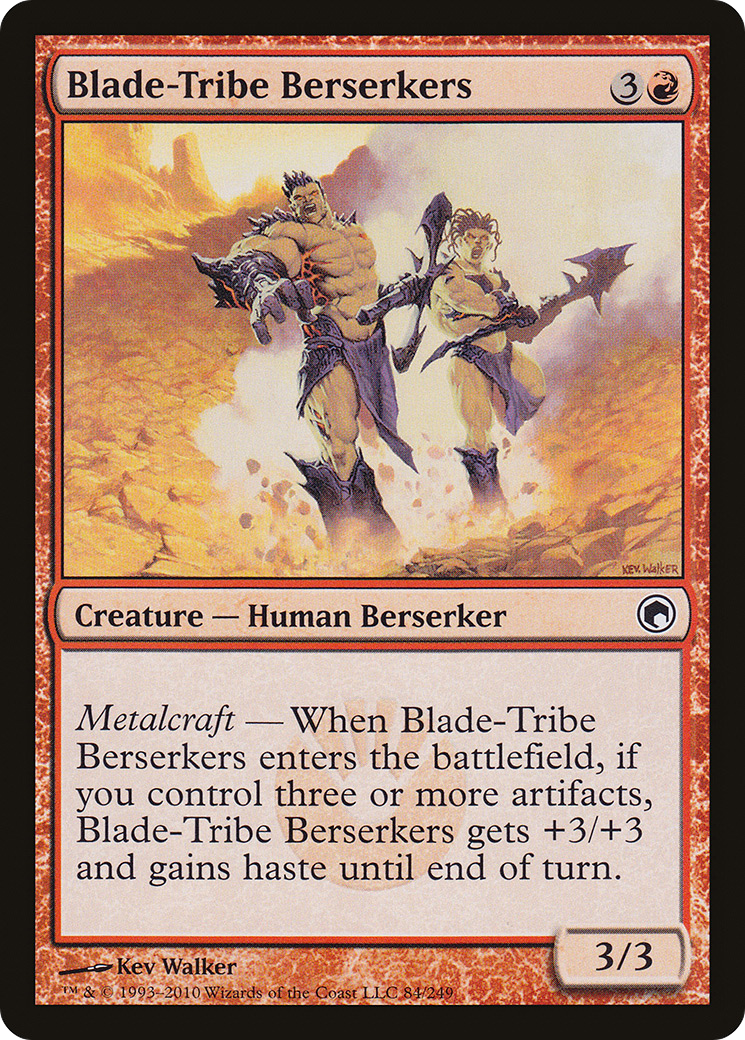Blade-Tribe Berserkers (084) Foil - Scars of Mirrodin
