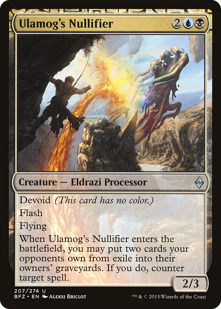 Ulamog's Nullifier (207) - Battle for Zendikar