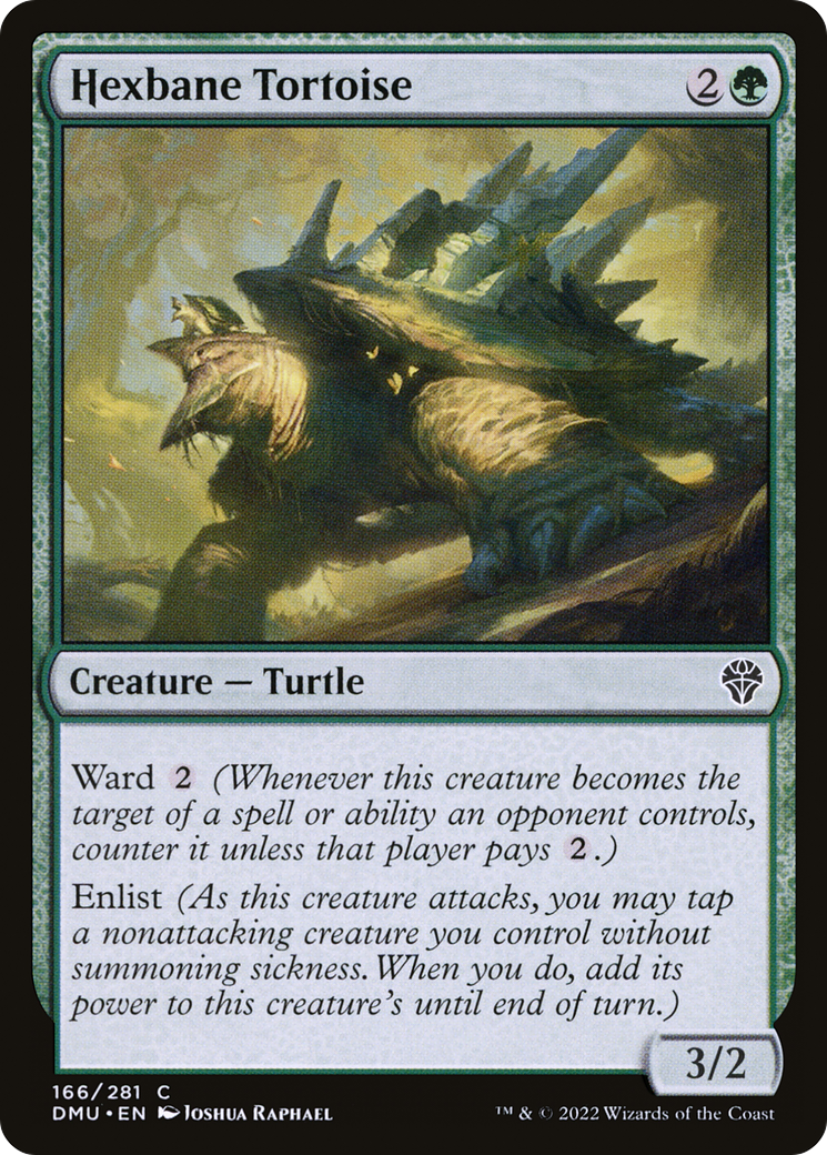 Hexbane Tortoise (166) - Dominaria United