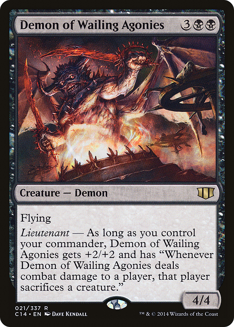 Demon of Wailing Agonies (021) - Commander 2014