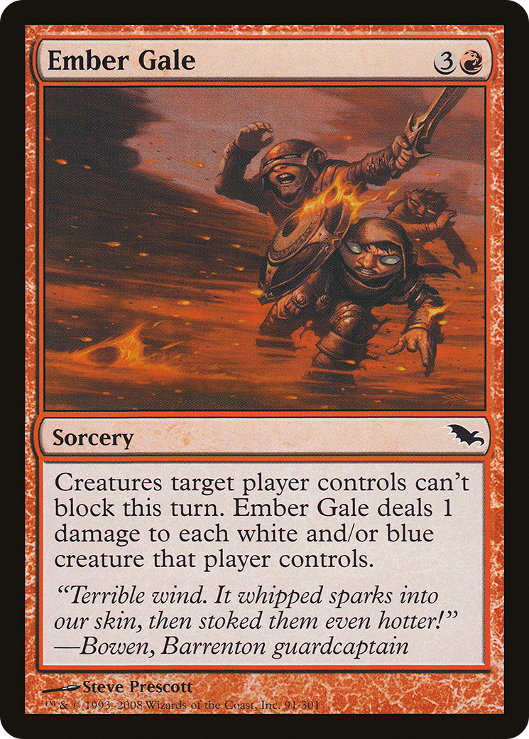 Ember Gale (091) Foil - Shadowmoor