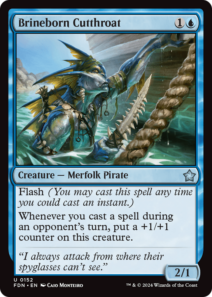 Brineborn Cutthroat (152) Foil - Foundations