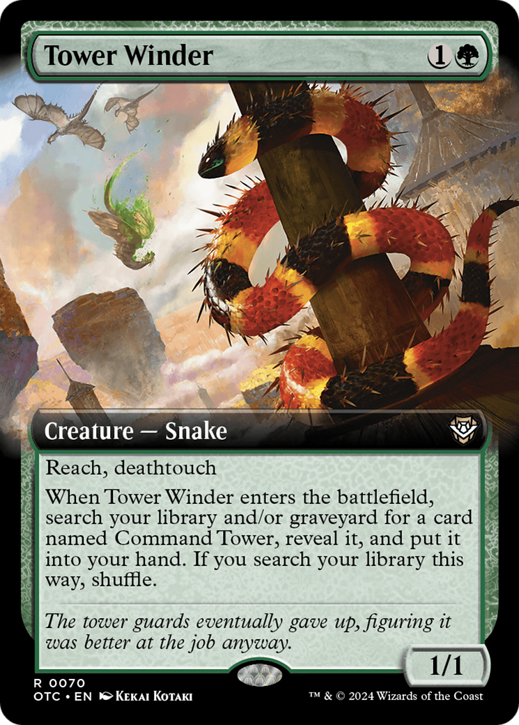 Tower Winder (Extended Art) (070) - Outlaws of Thunder Junction Commander