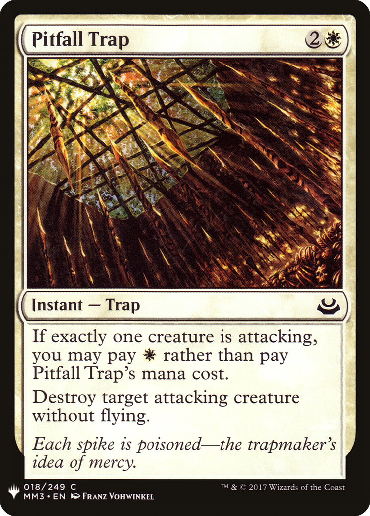 Pitfall Trap (MM3-18) - The List