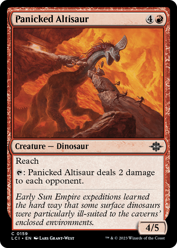 Panicked Altisaur (159) - The Lost Caverns of Ixalan