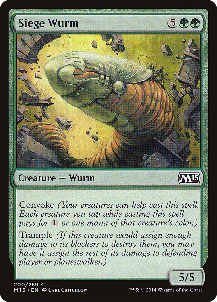 Siege Wurm (200) - Magic 2015
