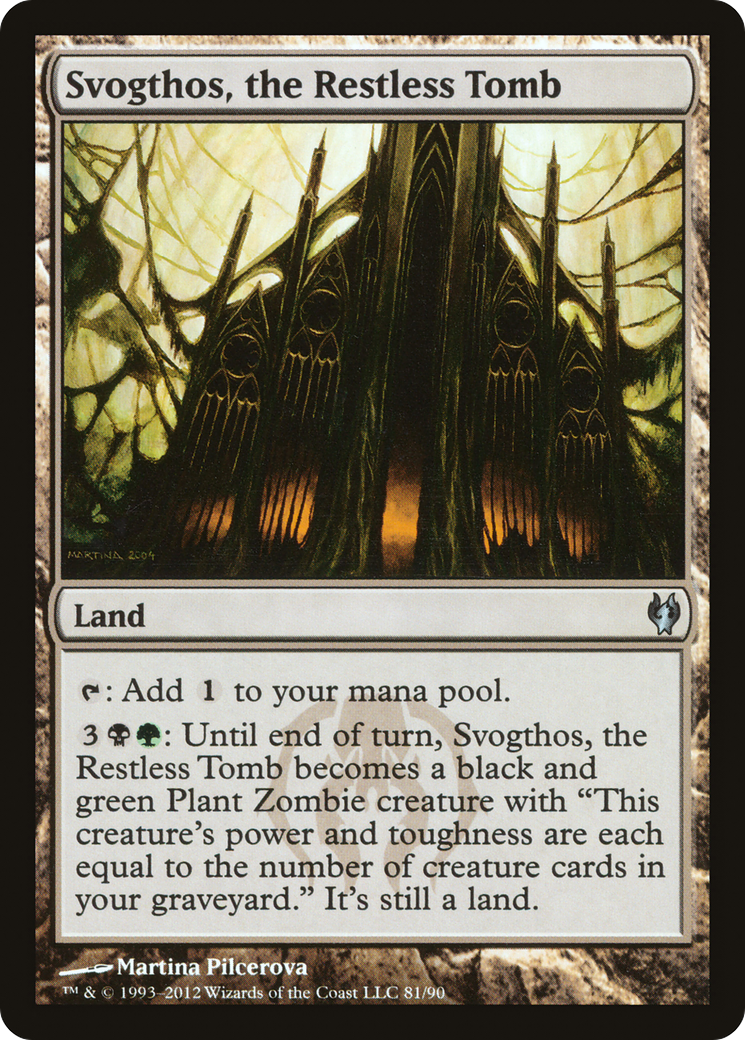 Svogthos, the Restless Tomb (081) - Duel Decks: Izzet vs. Golgari
