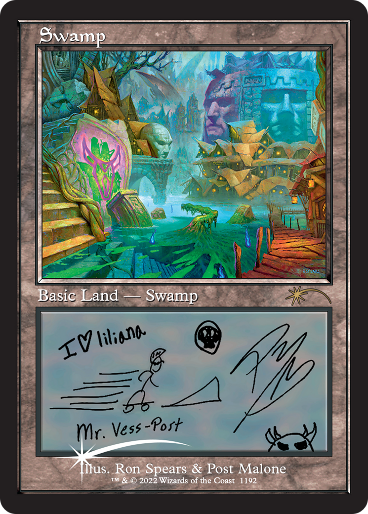 Swamp (Retro) (1192) Foil - Secret Lair Drop