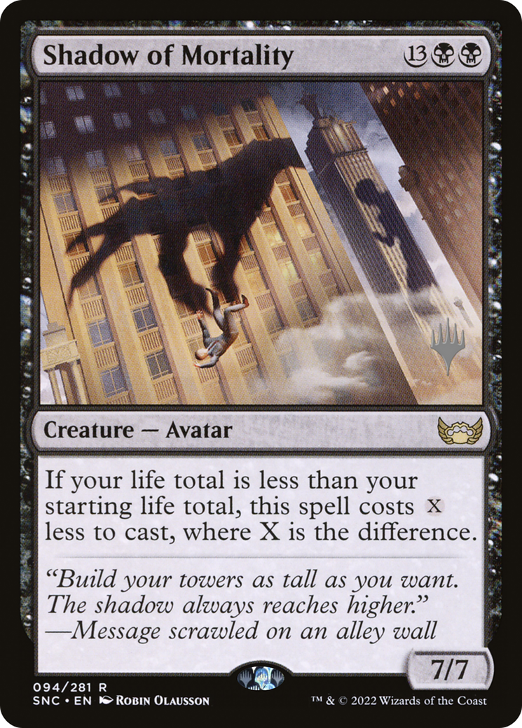 Shadow of Mortality (094) - Streets of New Capenna Promos